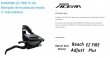 Shimano Conjunto Manete Mud./ Trav�o 7V/3V 